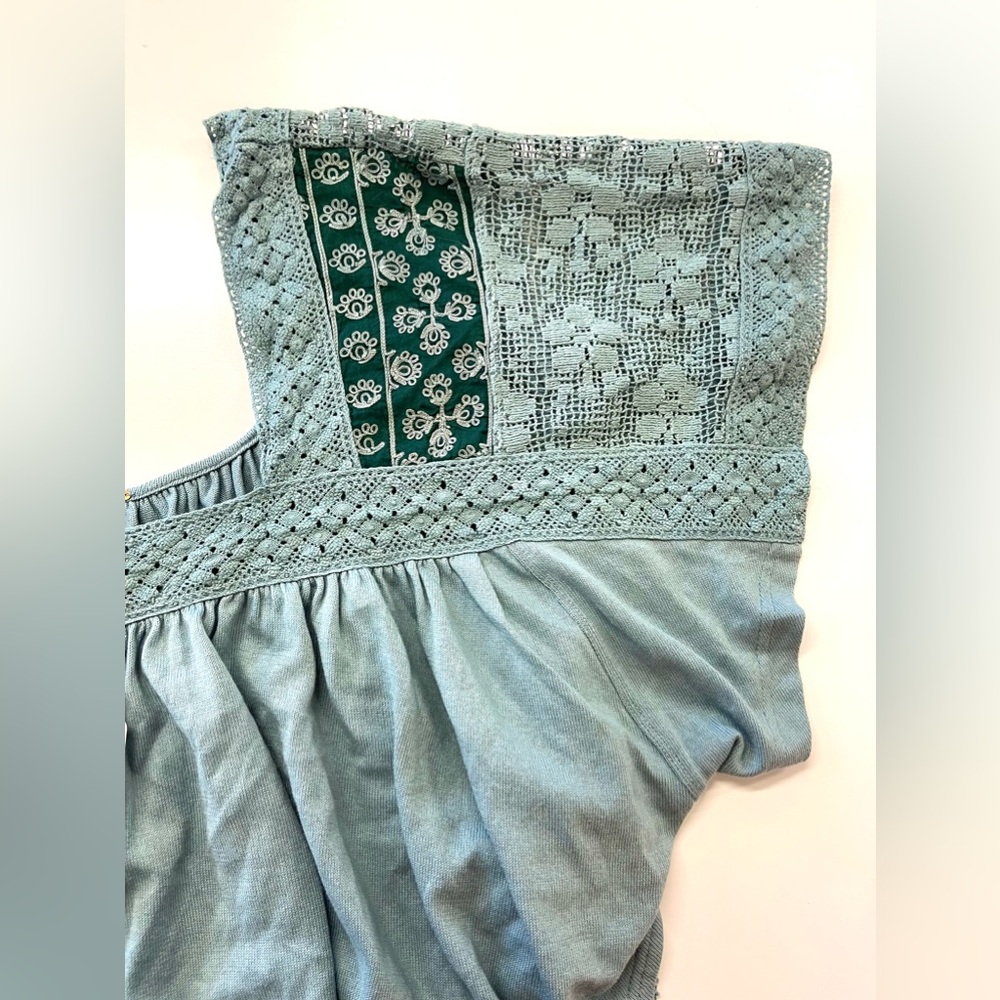 NWT Free People Prairie Days butterfly boho top sz SMALL Cottagecore prairie - Picture 7 of 11